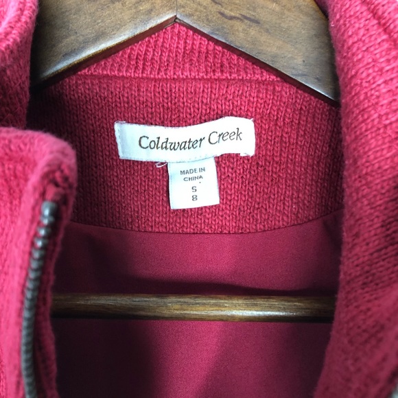 COLDWATER CREEK Women's Sweater Vest in EUC-8 - Picture 4 of 5